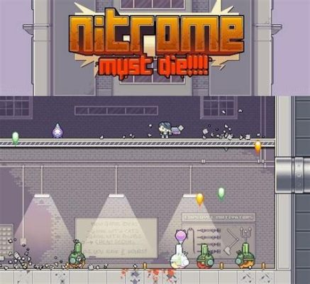  Nitrome Must Die! - Pixelit, Plataforma ja Paljon Putkea